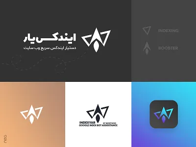 IndexYar Logo brand branding illustration index logo logo design logomark neostudio rocket shuttle