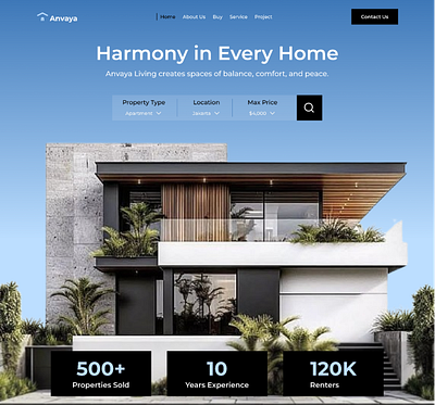 Anvaya - Real Estate Website Design cleandesign creativedesign designcommunity digitaldesign elegantdesign figmadesign landingpagedesign minimalistdesign moderndesign propertywebsite realestatedesign ui uiuxdesign userexperience userinterface webappdesign webdesign weblayout websitedesign websiteinspiration