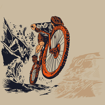 Wheelie Beer Label Illustration & Branding adventure beer beer art beer label bike branding brewery craft beer dirtbike hand drawn illustration motorcross outdoors packaging art packaging design packaging illustration wheelie