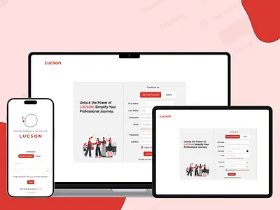 LUCSON - Online Marketplace appdesign dailyui design hire ui ux uxui