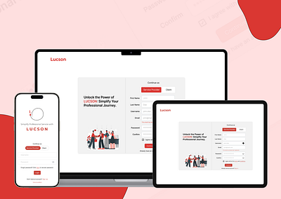 LUCSON - Online Marketplace appdesign dailyui design hire ui ux uxui