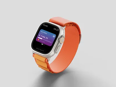 Expense manager watch app design banking card expense ui ux watch app design watch design watchos