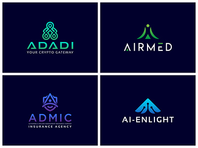 A Logo For Different Industry a a logo brand logo branding business logo company logo creative logo icon iconic logo letter mark letter mark logo logo logo design professional logo symbolic logo