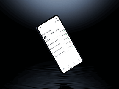 Stock Market App Concept 3d app branding concept design mobile design mockup options trading stock market stocks stocks app trading trading app ui ui design uiux user interface watchlist