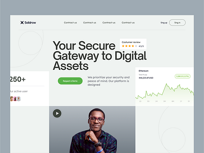 Next-Gen Finance 💸 website design banking creative crypto cryptocurrency design fintech graphic design landingpage minimal product ui uidesign ux web web 3.0 website