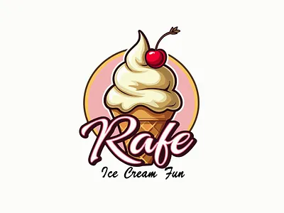 Rafe ice Cream Fun ice cream logo