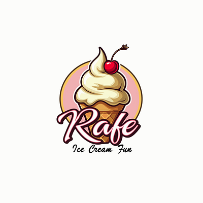 Rafe ice Cream Fun ice cream logo