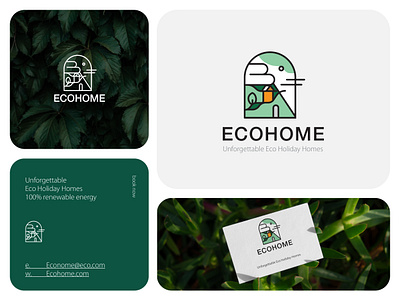 ECOHOME/LOGO branding design graphic design illustration logo mockup ui vector