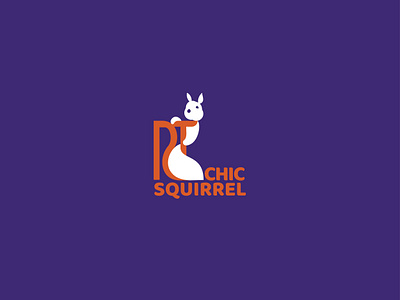 CHIC SQUIRREL/LOGO branding clothe logo design graphic design illustration logo squirrel vector