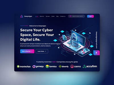 Chatbot screen shot cybersecurity cybersecuritydesign digitalsecurity landingpage security securitydesign ui uidesign ux uxdesign webdesign websitedesign webui