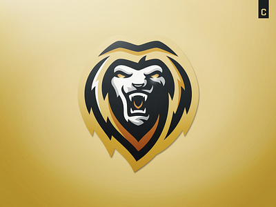 Lion Crest eSports Logo *for Sale chrismotify esports branding esports logo gaming logo identity design illustration lion logo mascot design mascot logo sports identity sports logo wildcat