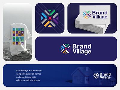 BRAND VILLAGE/LOGO branding design graphic design logo mockup vector