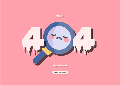 DailyUI #008 - 404 Page