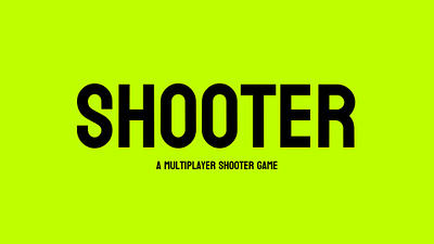 Multiplayer Shooter Game UI Design