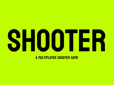 Multiplayer Shooter Game UI Design