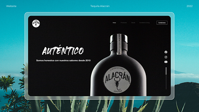 Tequila Website Design branding design graphic design product ui ux webdesign website