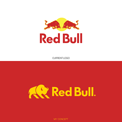 RedBull Redesign Concept-Logo Design adobe branding company logo creative logo custom logo design design logo graphic design ilic illustration jure jureilic logo logo design loopwash minimalist logo modern logo ui vector visual identity