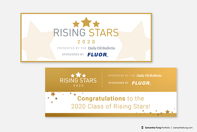 Rising Stars 2020-2021 Event Design ad campaign adobe illustrator adobe indesign branding digital ads digital graphics digital marketing ads display ads event event design graphic design industry event logo social media content social media graphics social media posts