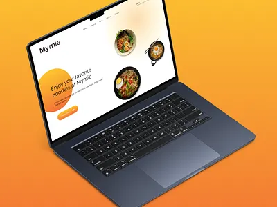 🍜 MyMie Landing Page - Redesign 🍜 figma landing page restaurant ui uiux uiux design web design