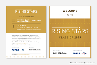 Rising Stars 2019 Event Design ad campaign adobe illustrator adobe indesign award design brand guidelines branding digital ads digital marketing display ads graphic design industry event logo name tags posters powerpoint powerpoint presentation powerpoint template print design signage social media graphics