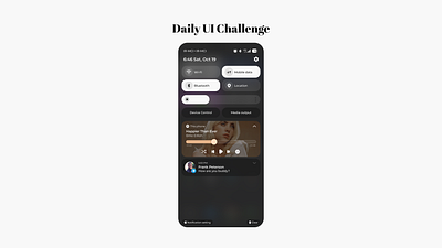 Daily UI Challenge - Day 007 - Settings daily ui samsung ui