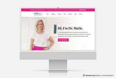 Custom WordPress Website - Marie Holowaychuk - Vet & Speaker blog cms css custom website design graphic design html javascript mobile design mobile website mockup mockup design php responsive design ui web design web development website wordpress wordpress website