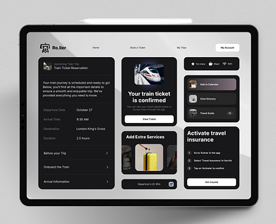 Train Ticket Confirmation UI Design appdesign branding design illustration minimalistdesign mobileappdesign ticket tourism trainapp ui uidesign userexperience ux