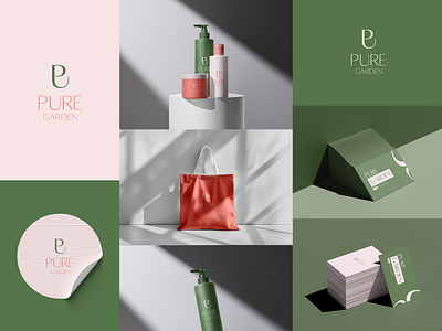 PURE GARDEN LOGO DESIGN branding graphic design logo