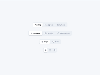 Segmented Control - SquareUi design system figma product design segmented control tabs ui ux web design