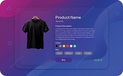 #DailyUI 012 — Single Product 012 100 daily ui challenge design single product uiux