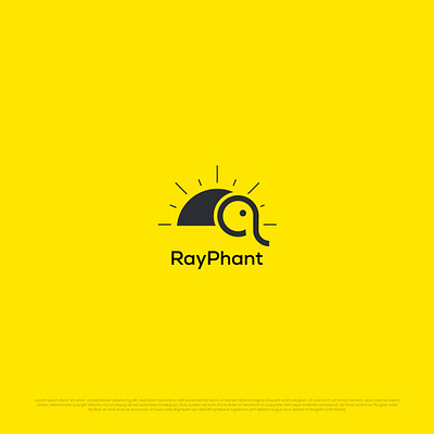 rayphant (sun with elephant) animalogo app branding creativelogo design elephant logo energylogo icon iconlogo illustration inspirationlogo logo logofolio minimal logo raylogo simple logo sun logo vector