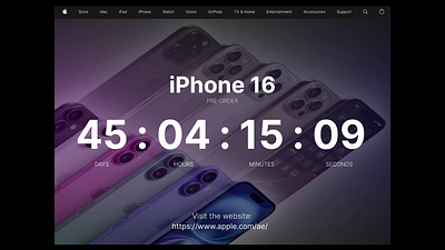 Daily UI #014 | Countdown Timer 014 apple dailyui dailyui014 design freelance graphic design ui ux