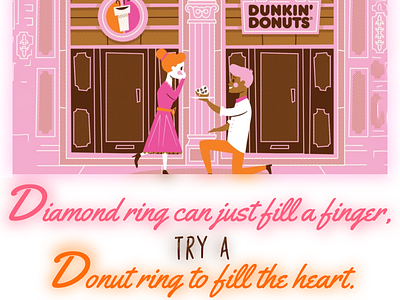 Dunkin Donuts branding campaign dunkin donuts graphic design illustration marketing social media