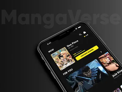Seamless Manga Reading App Design – Case Study app design product product design ui ux