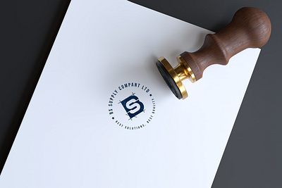 BS supply company logo design