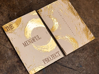 The Mindful Project - Donor Letter Design americana brand branding design digital donor foil gold graphic design illustration invite kraft letter logo physical print