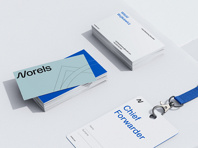 Norels — Collaterals business card business card design collaterals graphic design identity logo design