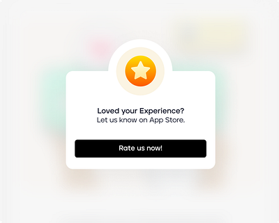 Rate Us Modal Notification Design feedback design feedback ui graphic design illustration modal design modal ui rate us rate us ui ui uiux ux