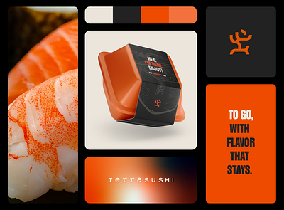 Terra Sushi | Mark & Identity brand design brand identity branding design graphic design illustrator label logo mark packaging sushi