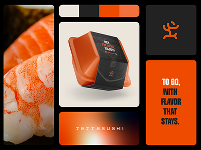 Terra Sushi | Mark & Identity brand design brand identity branding design graphic design illustrator label logo mark packaging sushi