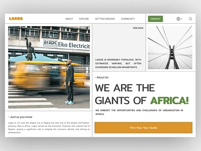 Lagos Tour Website design explore lagos travel travel website ui ui.jaymez uiux uiux design ux web design website website design