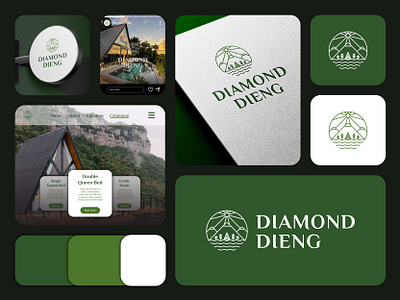 Diamond Dieng | Cabin Cottage Villa Logo Design brandbook brandguidelines branding cabin logo cottage logo design graphic design guidelines landscape logo logo ideas logoguidelines modern logo mount logo mountain logo nature logo simple logo styleguide villa logo vintage logo warehouse logo