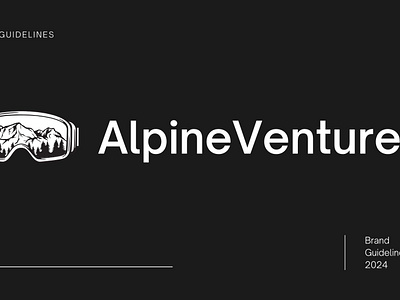 Alpine Ventures Brand Guidlines branding design graphic design graphics illustration logo typography ui ux vector