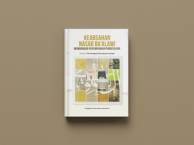 Cover Buku Keabsahan Nasab Ba'alawi book book cover cover design graphic design vector