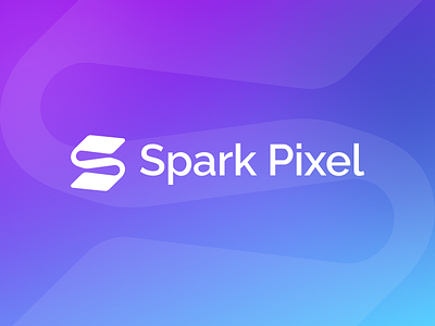 Spark Pixel branding branding gradient graphic design letter logo logo pixel spark pixel