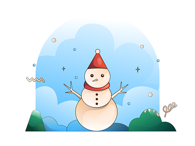 Snow man art branding christmas illustration design graphic design illustration illustration trend 2024 illustrations of 2024 line art line illustration man plants snow man snow man illustration trending art trending illustrations ui vector