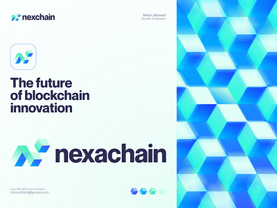 NexaChain Logo Design blockchain brand brand identity branding chain connection fusion futurestic icon identity link logo logo design logodesign logomark logos mark minimalist logo typography vector