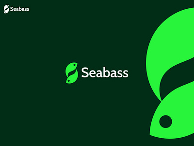 Seabass modern logo design| fish icon| export company business logo company creative design fish export fish icon icon design logo logo design logo designer logo idea logo maker logo mark logofolio minimal modern processing industry seabass unique unique logo