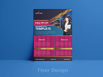 Business Flyer Design 6ahhep branding design flyer flyer design flyer template flyers graphic design illustration print print design typography vector