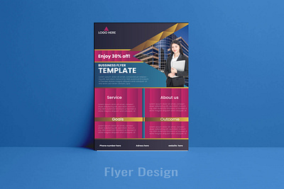 Business Flyer Design 6ahhep branding design flyer flyer design flyer template flyers graphic design illustration print print design typography vector